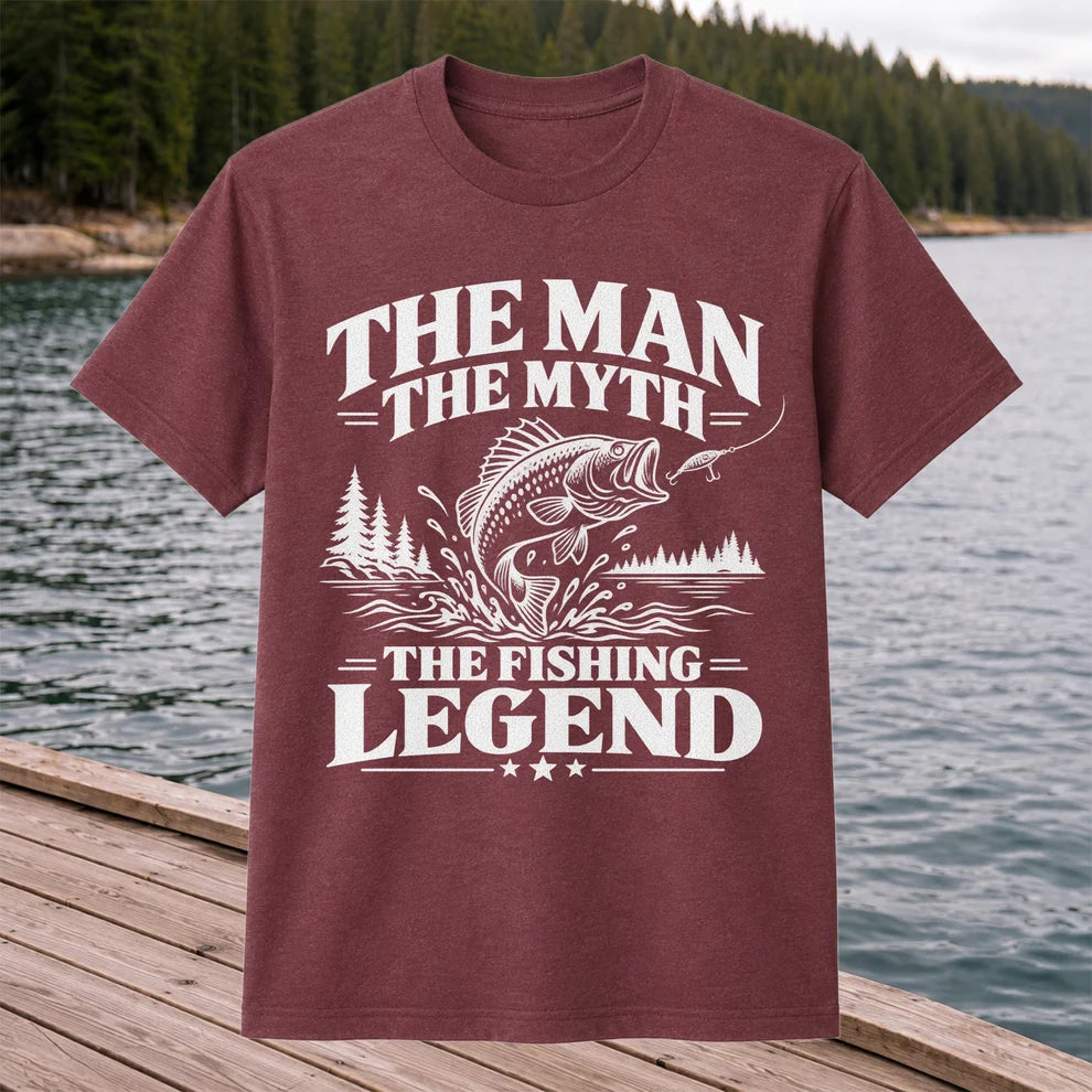 The Man The Myth The Fishing Legend T-Shirt