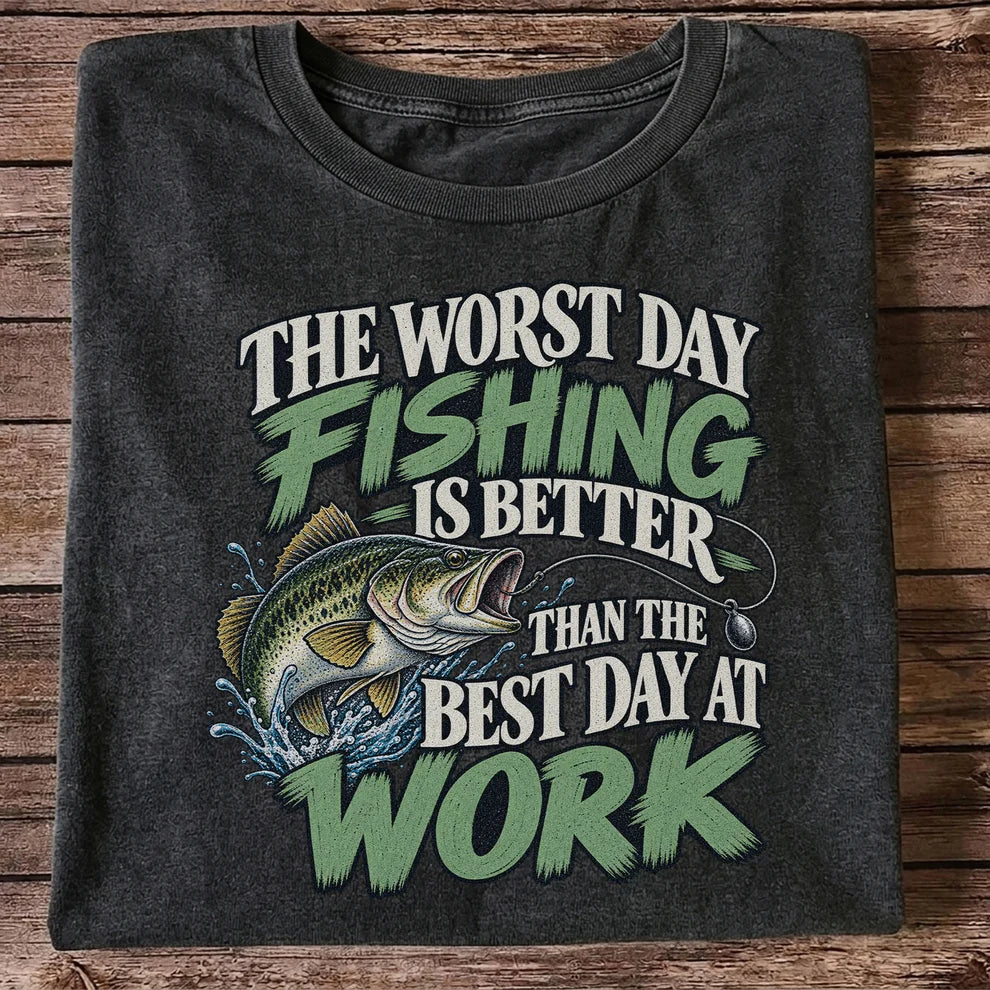 Largemouth Bass Fishing Humor Graphic T-Shirt