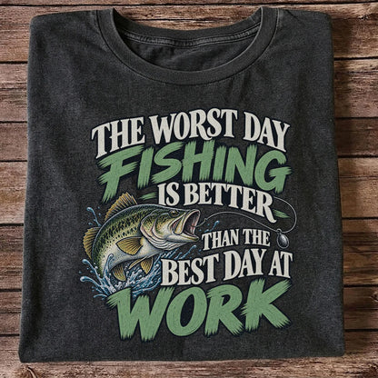Largemouth Bass Fishing Humor Graphic T-Shirt