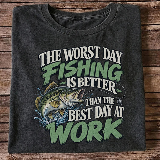 Largemouth Bass Fishing Humor Graphic T-Shirt