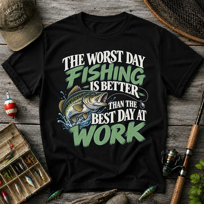 Largemouth Bass Fishing Humor Graphic T-Shirt