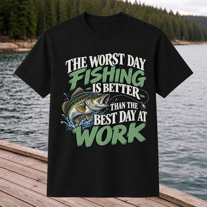 Largemouth Bass Fishing Humor Graphic T-Shirt