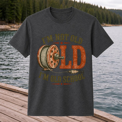 I’m Not Old I’m Old School Fishing Graphic T-Shirt
