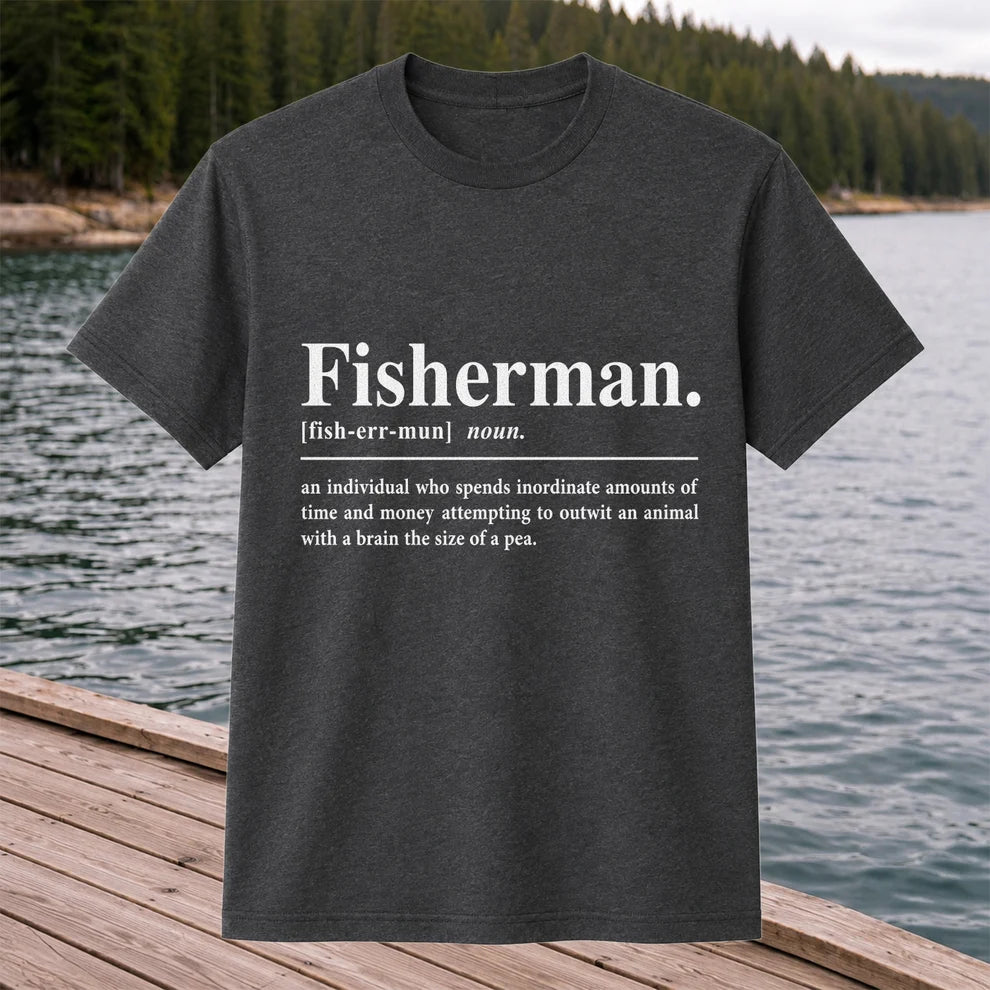Fisherman Definition Funny Fishing T-Shirt