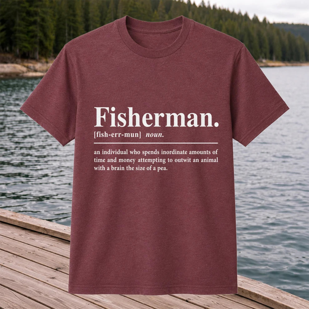 Fisherman Definition Funny Fishing T-Shirt