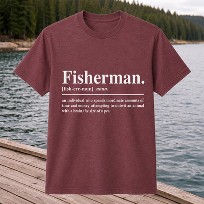 Fisherman Definition Funny Fishing T-Shirt