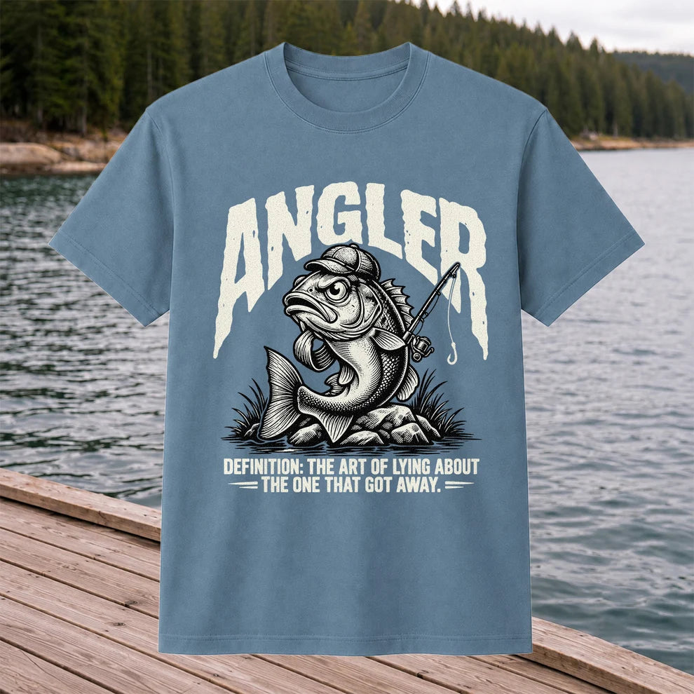Angler Bass Fishing The One That Got Away Graphic T-Shirt
