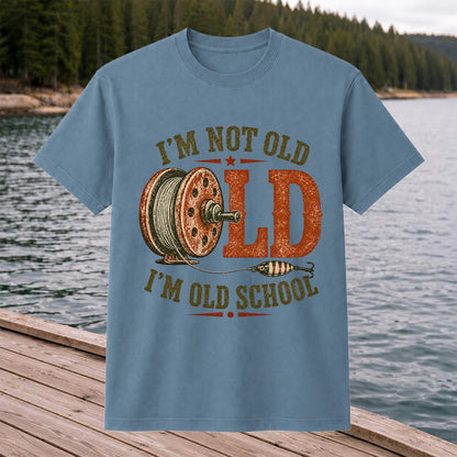 I’m Not Old I’m Old School Fishing Graphic T-Shirt