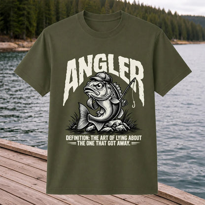 Angler Bass Fishing The One That Got Away Graphic T-Shirt