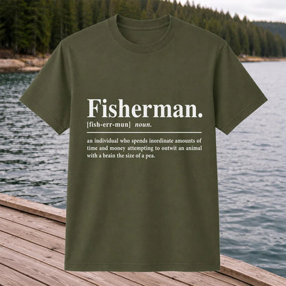 Fisherman Definition Funny Fishing T-Shirt