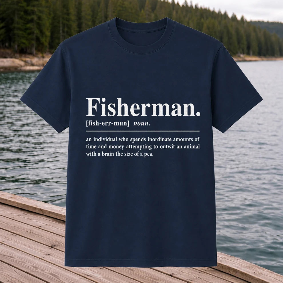 Fisherman Definition Funny Fishing T-Shirt