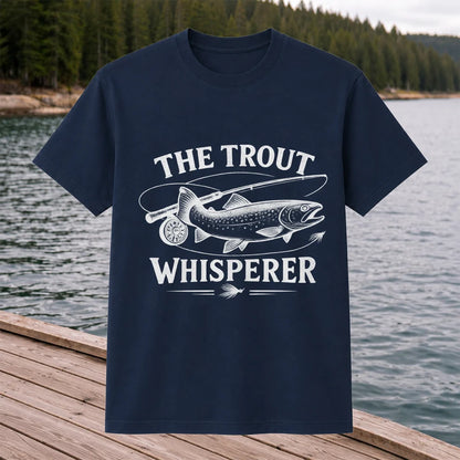 The Trout Whisperer Fly Fishing Graphic T-Shirt