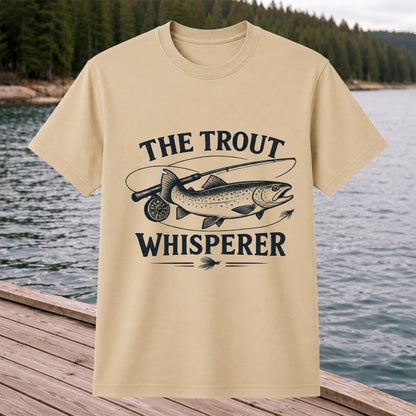 The Trout Whisperer Fly Fishing Graphic T-Shirt