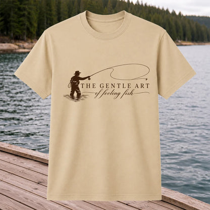 The Gentle Art of Fooling Fish Vintage Fishing Graphic T-Shirt