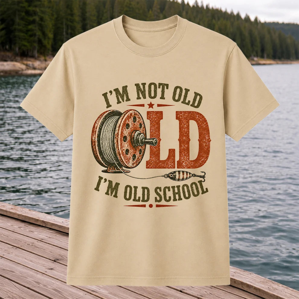I’m Not Old I’m Old School Fishing Graphic T-Shirt
