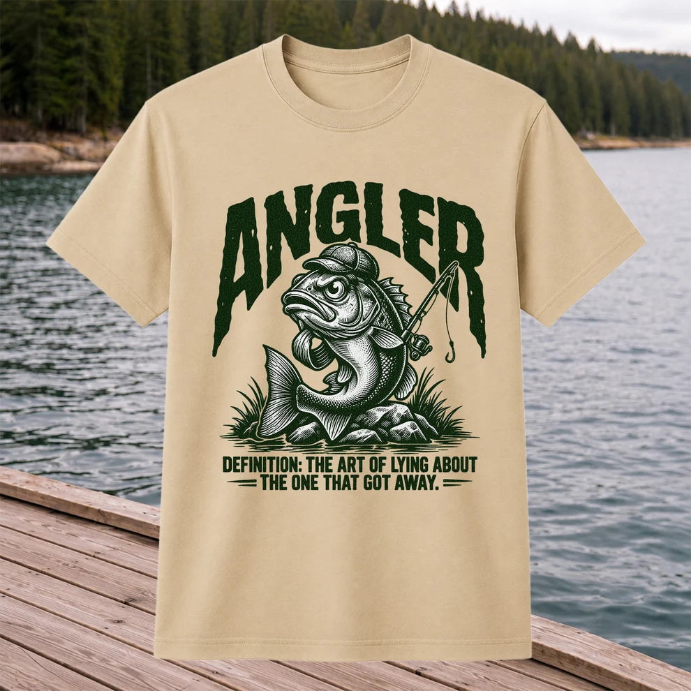 Angler Bass Fishing The One That Got Away Graphic T-Shirt