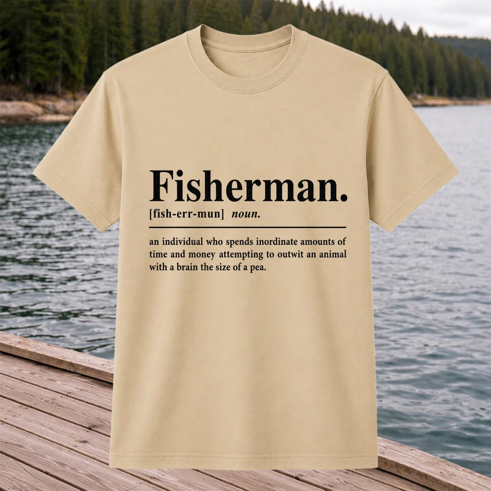 Fisherman Definition Funny Fishing T-Shirt