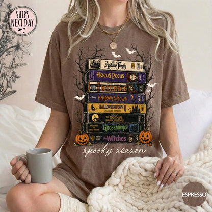 Vintage Halloween VHS Tee - 90s Nostalgia Spooky Season Tee Comfort Colors®