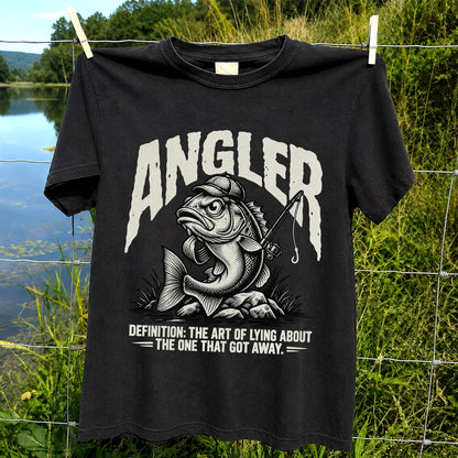Angler Bass Fishing The One That Got Away Graphic T-Shirt