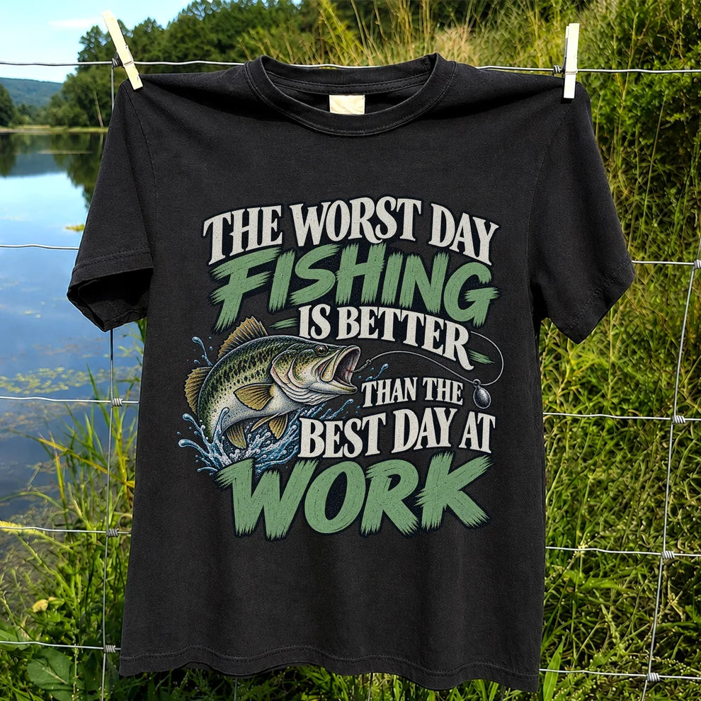 Largemouth Bass Fishing Humor Graphic T-Shirt