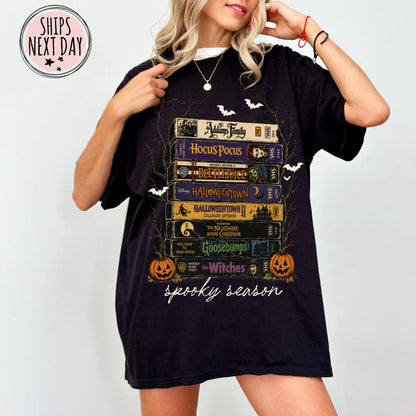 Vintage Halloween VHS Tee - 90s Nostalgia Spooky Season Tee Comfort Colors®