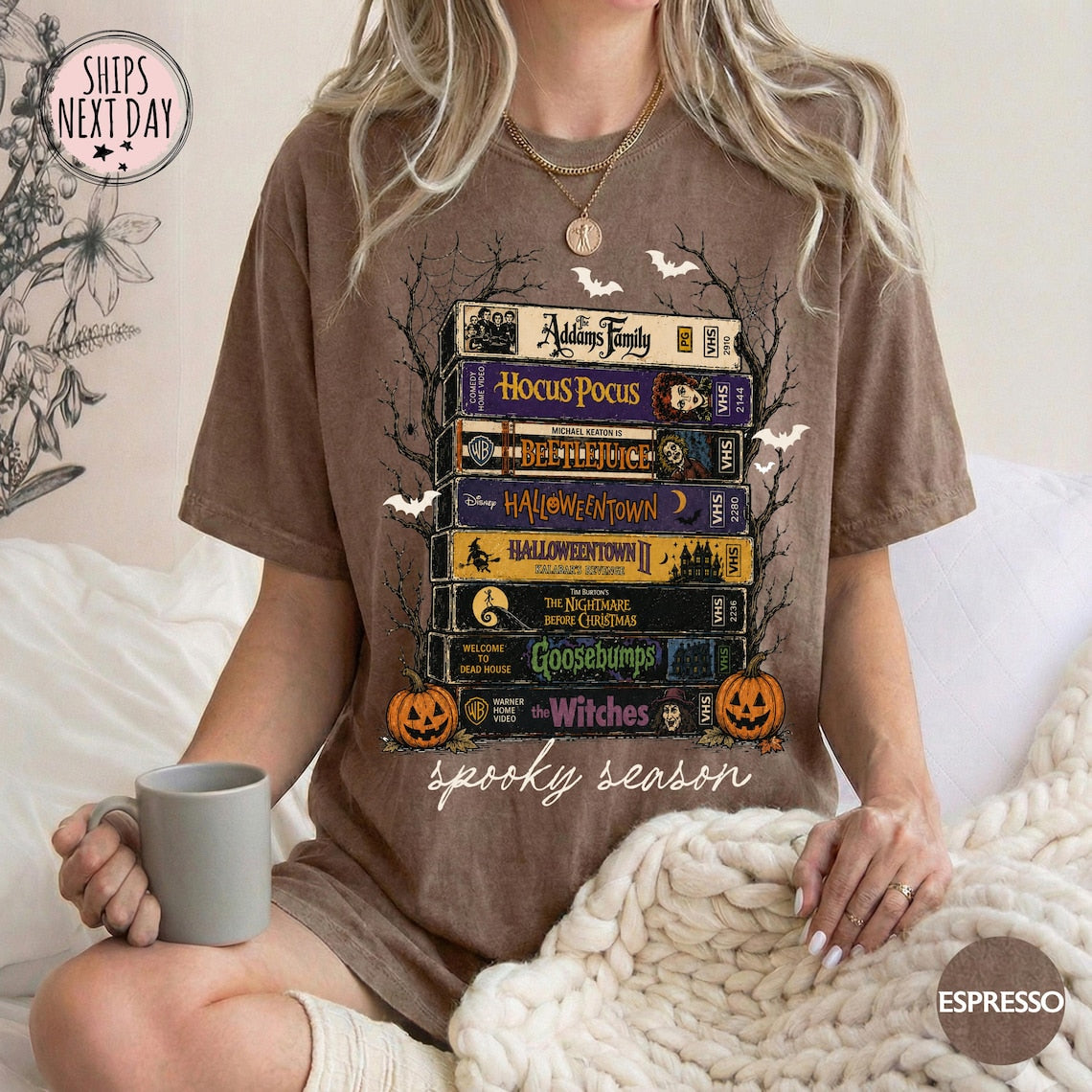 Vintage Halloween VHS Tee - 90s Nostalgia Spooky Season Tee Comfort Colors®