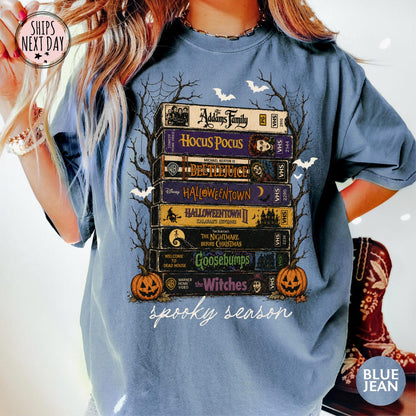 Vintage Halloween VHS Tee - 90s Nostalgia Spooky Season Tee Comfort Colors®