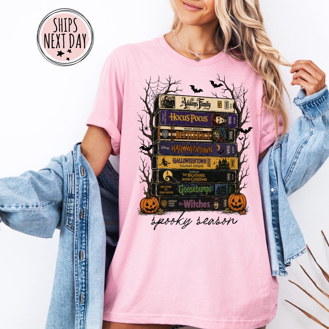 Vintage Halloween VHS Tee - 90s Nostalgia Spooky Season Tee Comfort Colors®
