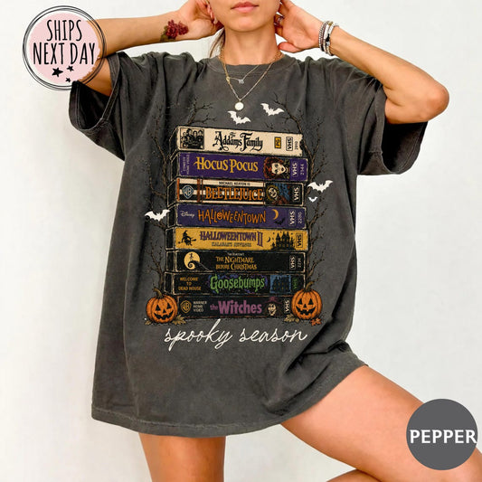 Vintage Halloween VHS Tee - 90s Nostalgia Spooky Season Tee Comfort Colors®